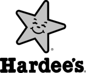 Hardees Restaurants Logo Black and White