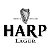 Harp Lager Logo Black and White