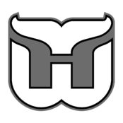 Hartford Whalers Logo Black and White