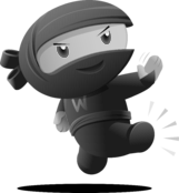 Hiro WooCommerce Mascot Logo Black and White
