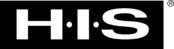 HIS JEANS Logo Black and White