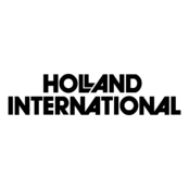 Holland International Logo Black and White