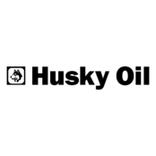 Husky Oil Logo Black and White