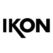 Ikon Logo Black and White