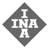 INA Logo Black and White
