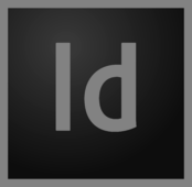 InDesign CC Logo Black and White