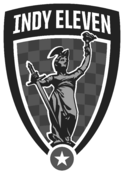 Indy Eleven FC Logo Black and White