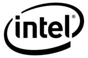Intel Logo Black and White