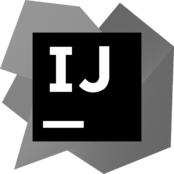 IntelliJ IDEA Logo Black and White