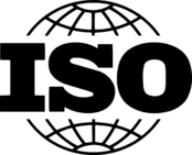 ISO Logo Black and White