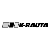 K Rauta Logo Black and White