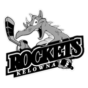Kelowna Rockets Logo Black and White