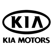 Kia Motors Logo Black and White
