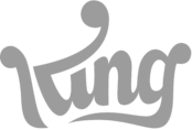 King Logo Black and White