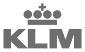 KLM Logo Black and White