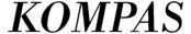 Kompas Logo Black and White