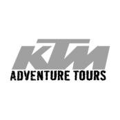 KTM Adventure Tours Logo Black and White