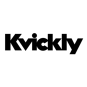 Kvickly Logo Black and White