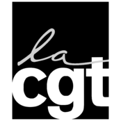 La CGT Logo Black and White