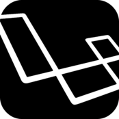 Laravel Logo Black and White