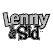 Lenny & Sid Logo Black and White