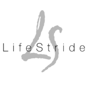 Life Stride Logo Black and White