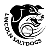 Lincoln Saltdogs Logo Black and White