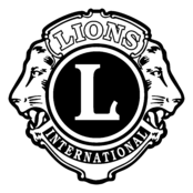 Lions International Logo Black and White