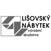 Lisovsky Nabytek Logo Black and White