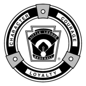 Little League Baseball Logo Black and White