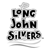 Long John Silver’s Logo Black and White