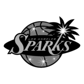 Los Angeles Sparks Logo Black and White