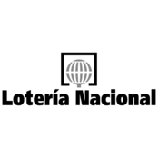 Loteria Nacional Logo Black and White