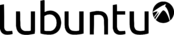 Lubuntu Logo Black and White