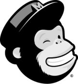 MailChimp Freddie Icon Wink Logo Black and White