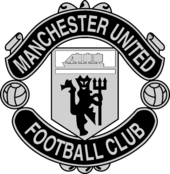 Manutd Logo Black and White