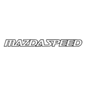 Mazda Speed Logo Black and White
