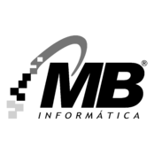 MB Informatica Logo Black and White