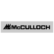 McCulloch Logo Black and White
