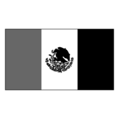 Mexico Logo Black and White