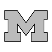 Michigan Wolverines Logo Black and White (1)