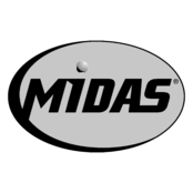 Midas Logo Black and White