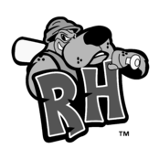 Midland RockHounds Logo Black and White (1)