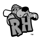 Midland RockHounds Logo Black and White (2)