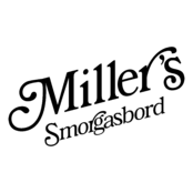 Miller’s Smorgasbord Logo Black and White