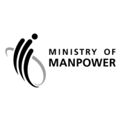 Ministry of Manpower Logo Black and White