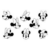 Minnie Mouse Logo Black and White (2)