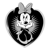 Minnie Mouse Logo Black and White (4)