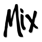 Mix Logo Black and White