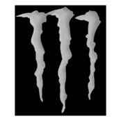 Monster Energy Beverage Co Logo Black and White